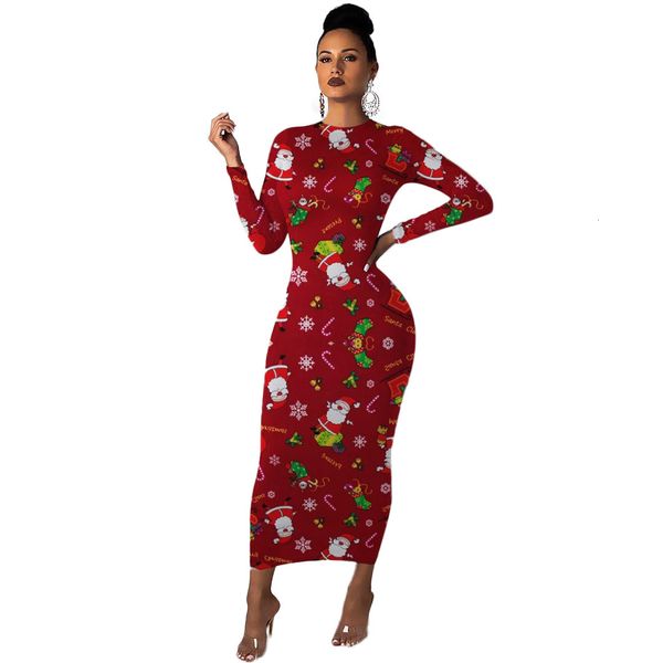 printed long-sleeved christmas party crew neck long sleeves santa claus pattern casual sheath es mid calf red green, White;black
printed long-sleeved christmas party crew neck long sleeves santa claus pattern casual sheath es mid calf red green, White;black