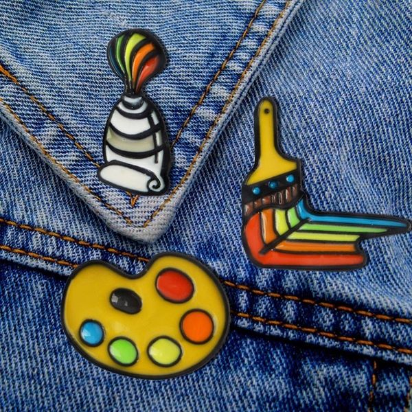 1r41 cute cartoon classic skull cat badge drawing badge tool toolsrainbow love geometry oil drop brooch brooches female pins, Gray
1r41 cute cartoon classic skull cat badge drawing badge tool toolsrainbow love geometry oil drop brooch brooches female pins, Gray