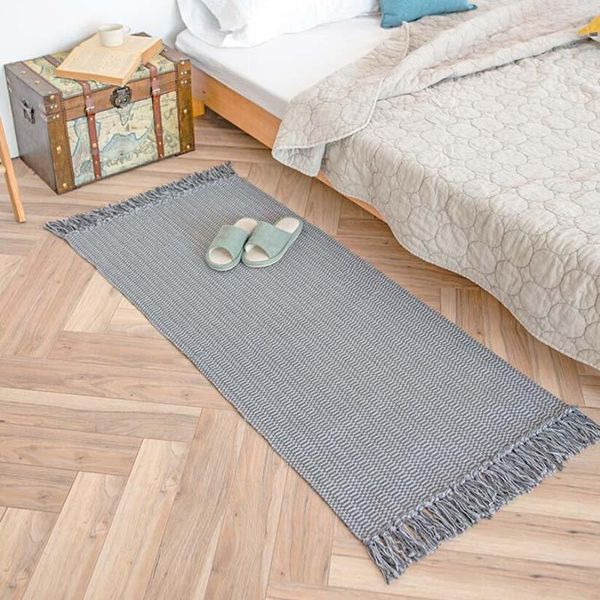 carpets nordic grey hand-woven cotton linen carpet tapestry decoration washable long mats coffee table bedroom
carpets nordic grey hand-woven cotton linen carpet tapestry decoration washable long mats coffee table bedroom