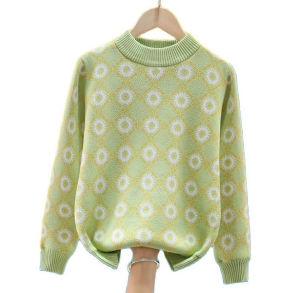 pullover autumn-winter girls sweaters 3-17 big kids pure cotton quality o-neck warm jacket children pattern flower pullovers baby clothes, Blue
pullover autumn-winter girls sweaters 3-17 big kids pure cotton quality o-neck warm jacket children pattern flower pullovers baby clothes, Blue