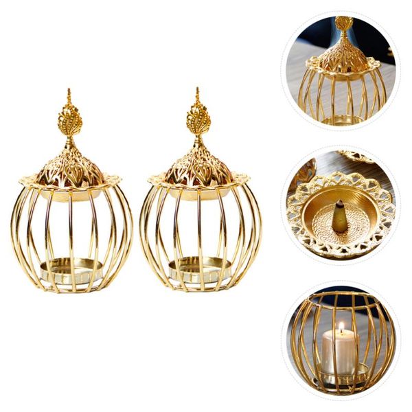 2pcs arab style deskcandleholder deluxe golden censer scene layout props fragrance lamps
2pcs arab style deskcandleholder deluxe golden censer scene layout props fragrance lamps