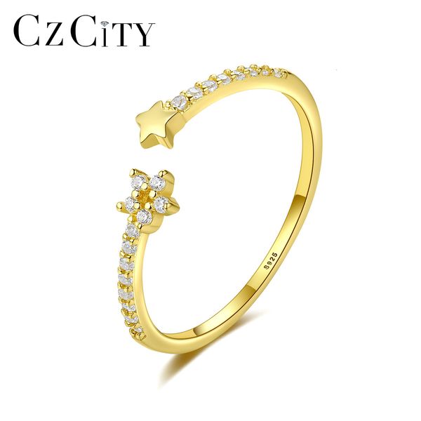 ring czcity's s925 sterling silver open , women's korean creative star 
ring czcity's s925 sterling silver open , women's korean creative star