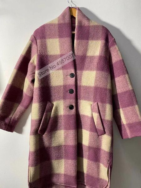 women's wool & blends women long sleeve woolen contrast plaid jacket coat outerwear, Black
women's wool & blends women long sleeve woolen contrast plaid jacket coat outerwear, Black