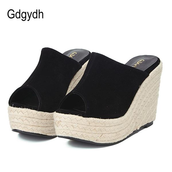 gdgydh 2021 summer platform wedges sandals fashion high heels slip on women shoes black flock female casual size 40
gdgydh 2021 summer platform wedges sandals fashion high heels slip on women shoes black flock female casual size 40