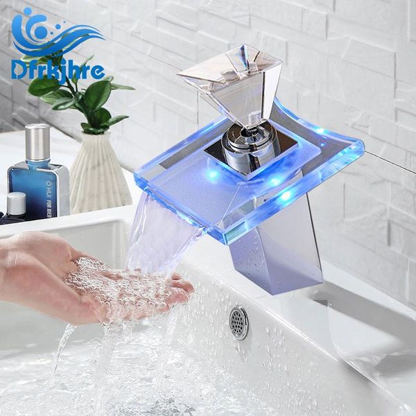 bathroom sink faucets basin faucet waterfall led 3 color glass outlet battery powered mixer tap chrome deck mounted cold
bathroom sink faucets basin faucet waterfall led 3 color glass outlet battery powered mixer tap chrome deck mounted cold