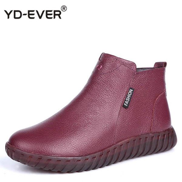 boots vintage handmade genuine leather women ankle casual snow winter ladies flat shoes zip rubber botines mujer, Black
boots vintage handmade genuine leather women ankle casual snow winter ladies flat shoes zip rubber botines mujer, Black