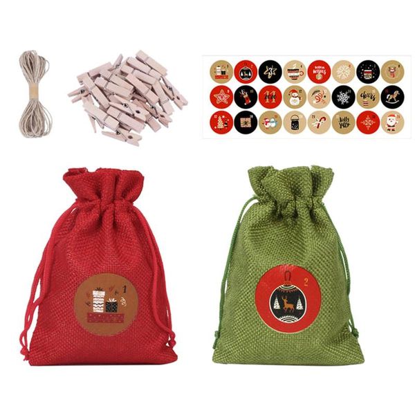 christmas decorations reusable countdown number burlap friends diy calendar bags children festival decor gift with drawstring engagements
christmas decorations reusable countdown number burlap friends diy calendar bags children festival decor gift with drawstring engagements