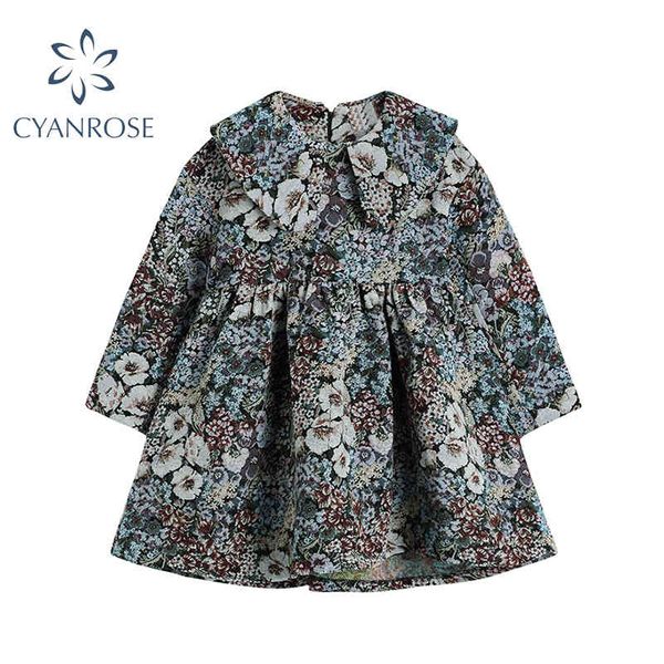 autumn vintage floral printing long sleeve women dress korean peter pan collar cute ladies high waist loose a-line dress female 210417, Black;gray
autumn vintage floral printing long sleeve women dress korean peter pan collar cute ladies high waist loose a-line dress female 210417, Black;gray