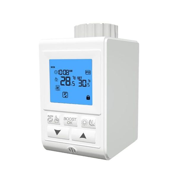 smart home control lcd display zigbee thermostatic valve temperature controller thermostat intelligent household monitoring system
smart home control lcd display zigbee thermostatic valve temperature controller thermostat intelligent household monitoring system