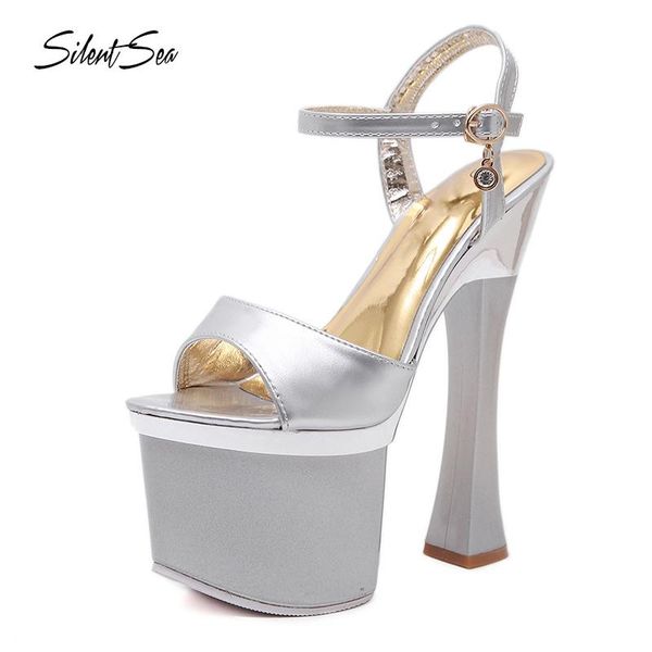 silentsea sandals women shoes summer 17.5cm high-heels waterproof thick heels model car show nightclub sandal womens, Black
silentsea sandals women shoes summer 17.5cm high-heels waterproof thick heels model car show nightclub sandal womens, Black