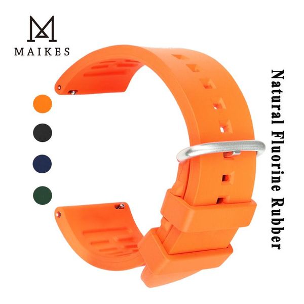 watch bands maikes soft silicone quick release straps stainless steel buckle 4 color & width 19mm, 20mm, 21mm, 22mm, 24mm silky, Black;brown
watch bands maikes soft silicone quick release straps stainless steel buckle 4 color & width 19mm, 20mm, 21mm, 22mm, 24mm silky, Black;brown