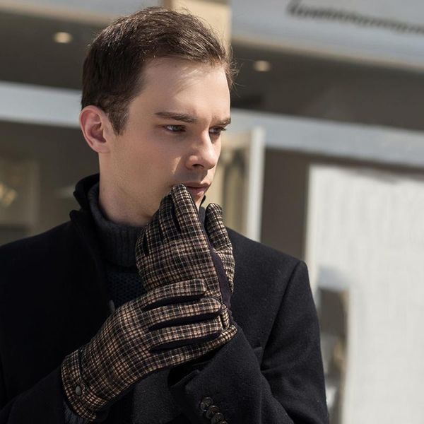 cycling gloves outdoor windproof men's leisure plaid business with warm autumn and winter self-heating, Black
cycling gloves outdoor windproof men's leisure plaid business with warm autumn and winter self-heating, Black