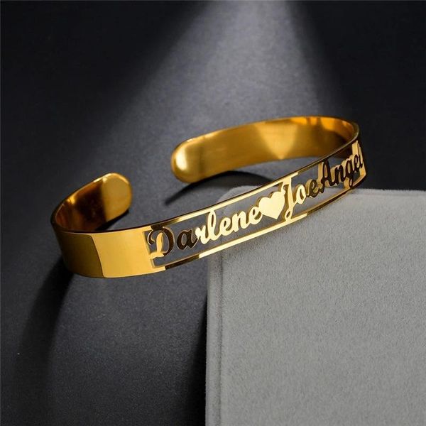 bangle stainless steel bracelet diy custom name letter bracelets gold open gifts, Black
bangle stainless steel bracelet diy custom name letter bracelets gold open gifts, Black
