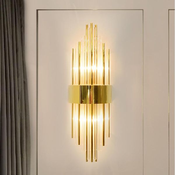wall lamp postmodern crystal light luxury living room background simple creative bedroom bedside staircase
wall lamp postmodern crystal light luxury living room background simple creative bedroom bedside staircase