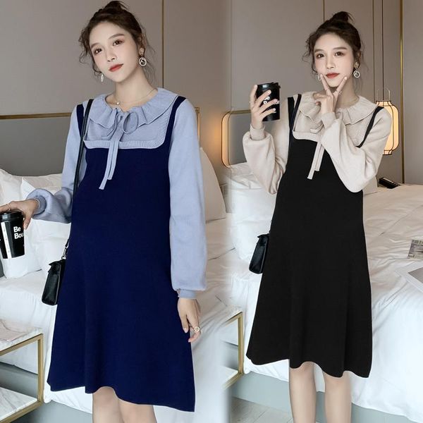 maternity dresses 1610# dress spring autumn false two-piece loose slimming for pregnant women mom, White
maternity dresses 1610# dress spring autumn false two-piece loose slimming for pregnant women mom, White