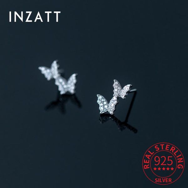 stud inzareal 925 sterling silver zircon butterfly earrings for fashion women hiphop fine jewelry minimalist accessories gift, Golden;silver
stud inzareal 925 sterling silver zircon butterfly earrings for fashion women hiphop fine jewelry minimalist accessories gift, Golden;silver