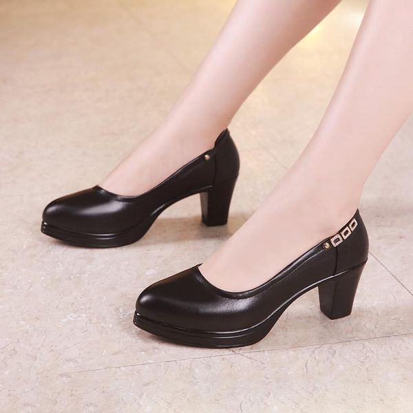 dress shoes plus size 32-43 block mid heel platform women 2021 autumn wedding office work ladies, Black
dress shoes plus size 32-43 block mid heel platform women 2021 autumn wedding office work ladies, Black