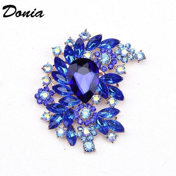 pins, brooches donia jewelry fashion brooch color large glass big flower women's coat accessories scarf pin gift, Gray
pins, brooches donia jewelry fashion brooch color large glass big flower women's coat accessories scarf pin gift, Gray