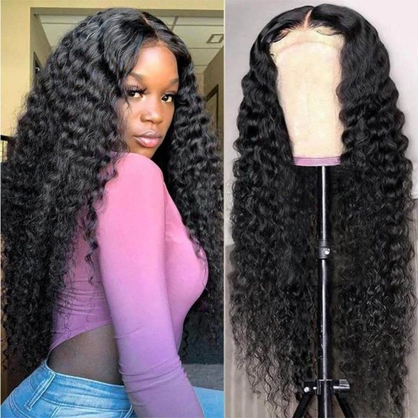 lace wigs deep wave wig with frontal pre plucked baby hair 13x4 curly brazilian human on sale, Black;brown
lace wigs deep wave wig with frontal pre plucked baby hair 13x4 curly brazilian human on sale, Black;brown