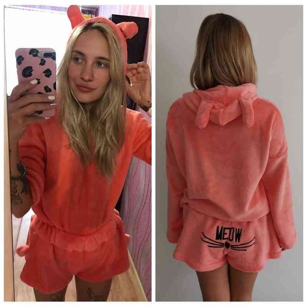 sleepwear women's women pajama sets autumn winter flannel cartoon warm pyjamas animal cat cute female fashion girls homewear s-5xl 0226, Black;red
sleepwear women's women pajama sets autumn winter flannel cartoon warm pyjamas animal cat cute female fashion girls homewear s-5xl 0226, Black;red