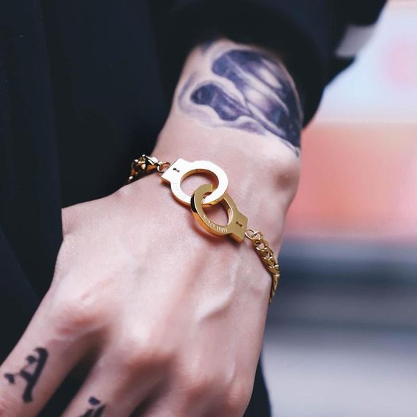 bangle chain stainless steel handcuff bracelet for women men wrist bracelets gifts him, Black
bangle chain stainless steel handcuff bracelet for women men wrist bracelets gifts him, Black