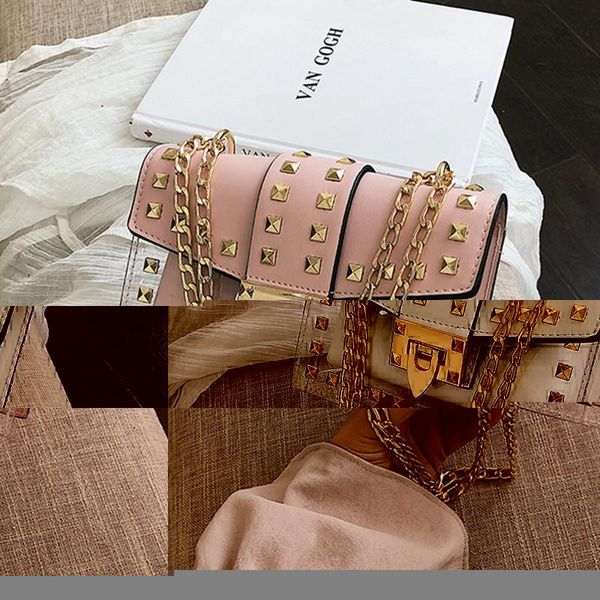 small brand clara designer fashion women's bag messenger chain shoulder rivet transparent square pu handbag evening bags
small brand clara designer fashion women's bag messenger chain shoulder rivet transparent square pu handbag evening bags