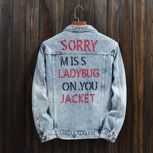 men's jackets denim jacket hiphop streetwear punk rave steampunk motorcycle cowboy graffiti ripped outwear brand jeans, Black;brown
men's jackets denim jacket hiphop streetwear punk rave steampunk motorcycle cowboy graffiti ripped outwear brand jeans, Black;brown