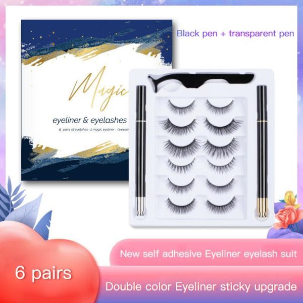 pcs/set 3d lashes magnetic eyelashes 6 pairs false waterproof curling eyelash extension eyeliner makeup
pcs/set 3d lashes magnetic eyelashes 6 pairs false waterproof curling eyelash extension eyeliner makeup
