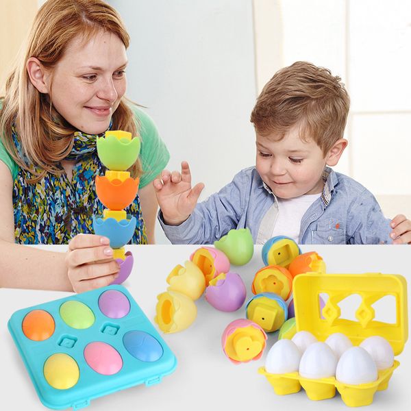 6pcs/box colorful egg baby toys puzzle game early educational matching toy learning color shape for kids toddler childrens gift
6pcs/box colorful egg baby toys puzzle game early educational matching toy learning color shape for kids toddler childrens gift