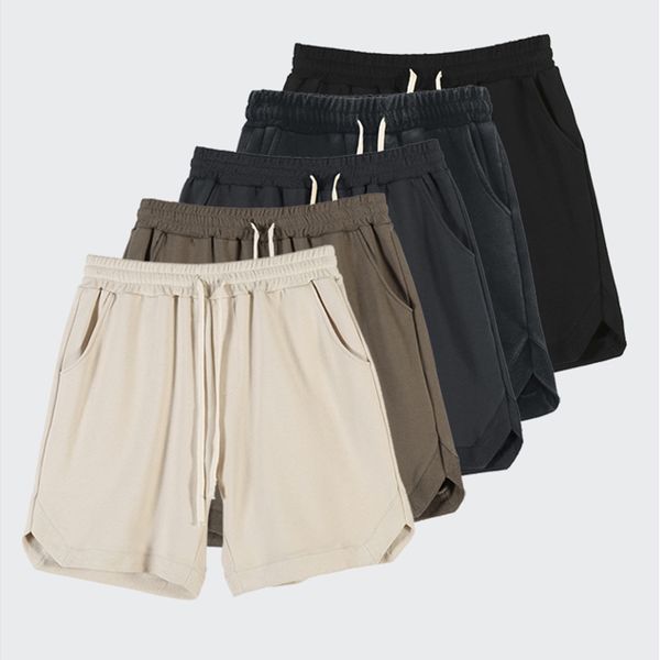 men's shorts five solid casual colors terry oversize summer shorts for men and women straight cord loose at knee height pants, White;black
men's shorts five solid casual colors terry oversize summer shorts for men and women straight cord loose at knee height pants, White;black