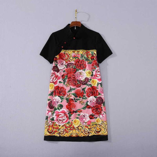 casual dresses european american female and dress summer style with short sleeves sewing printed flower granules elegant h4af, Black;gray
casual dresses european american female and dress summer style with short sleeves sewing printed flower granules elegant h4af, Black;gray