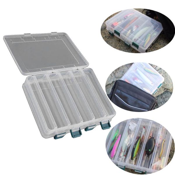 40# double sided 12 compartment fishing lures tackle hooks baits storage plastic box carry all kinds of accessories
40# double sided 12 compartment fishing lures tackle hooks baits storage plastic box carry all kinds of accessories