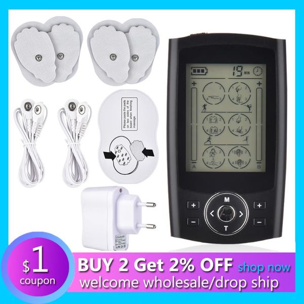 modes tens pulse physiotherapy electronic therapy massager ems muscle stimulator lcd display body massage treatment machine electric massage
modes tens pulse physiotherapy electronic therapy massager ems muscle stimulator lcd display body massage treatment machine electric massage