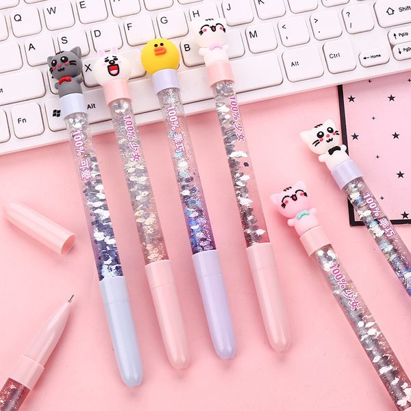 pens creative cute cartoon into oil quicksand gel girl heart fairy sequin colorful gel
pens creative cute cartoon into oil quicksand gel girl heart fairy sequin colorful gel