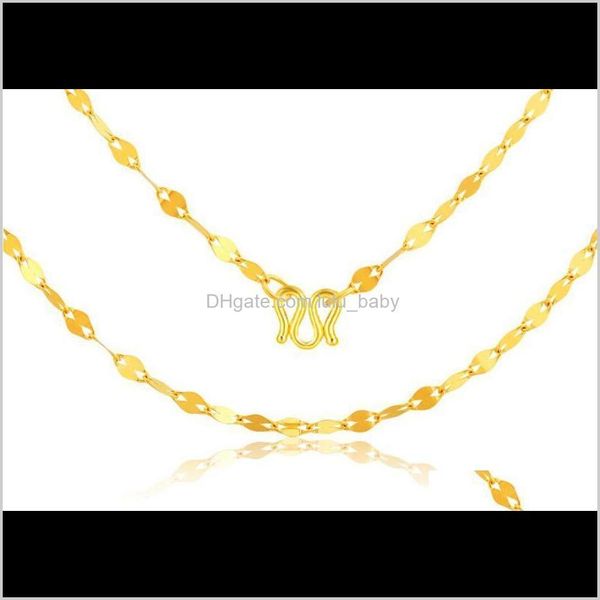 necklaces & pendants jewelrypure 24k yellow gold blade chain necklace/ 999 arrival women necklace 4g chains drop delivery 2021 r86qv, Silver
necklaces & pendants jewelrypure 24k yellow gold blade chain necklace/ 999 arrival women necklace 4g chains drop delivery 2021 r86qv, Silver