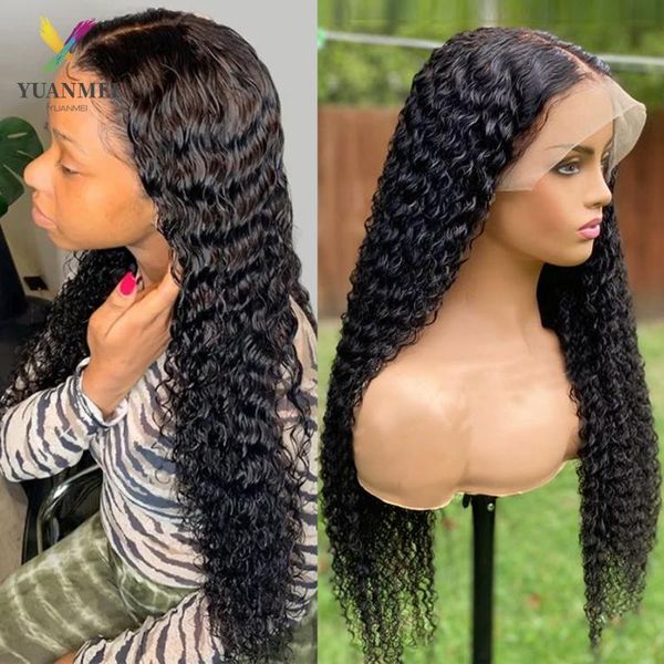 lace wigs yuanmei 13x4x1 deep wave frontal for women 30 inch brazilian front human hair wig t part preplucked, Black;brown
lace wigs yuanmei 13x4x1 deep wave frontal for women 30 inch brazilian front human hair wig t part preplucked, Black;brown