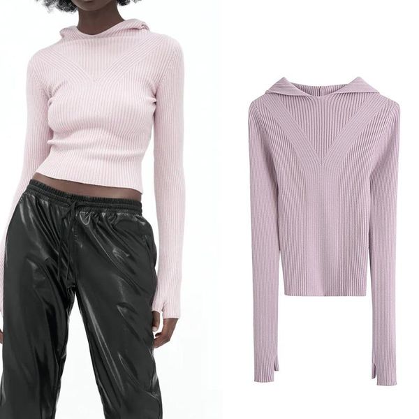 women's sweaters autumn solid color sweater women cardigan thumb detail decoration slim short hooded pullover fashion inner base coat, White;black
women's sweaters autumn solid color sweater women cardigan thumb detail decoration slim short hooded pullover fashion inner base coat, White;black