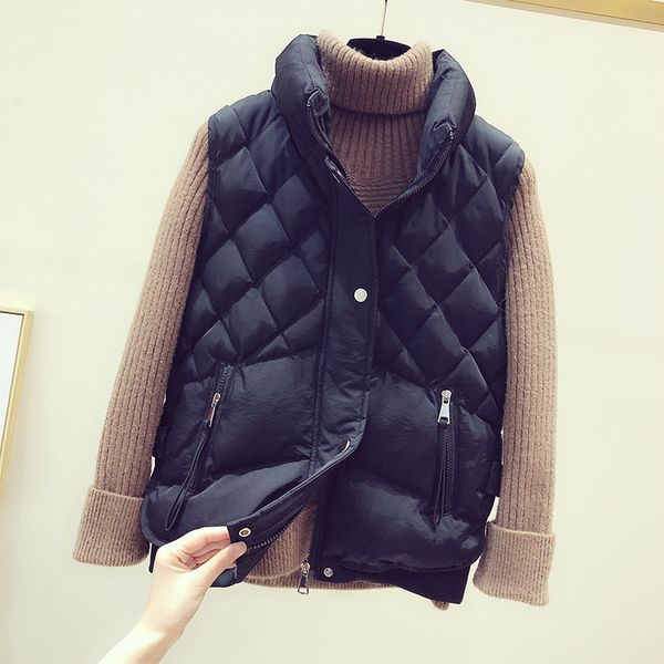 wholesale 2021 new autumn winter selling womens fashion casual female nice warm vest outerwear bp890, Black;white
wholesale 2021 new autumn winter selling womens fashion casual female nice warm vest outerwear bp890, Black;white