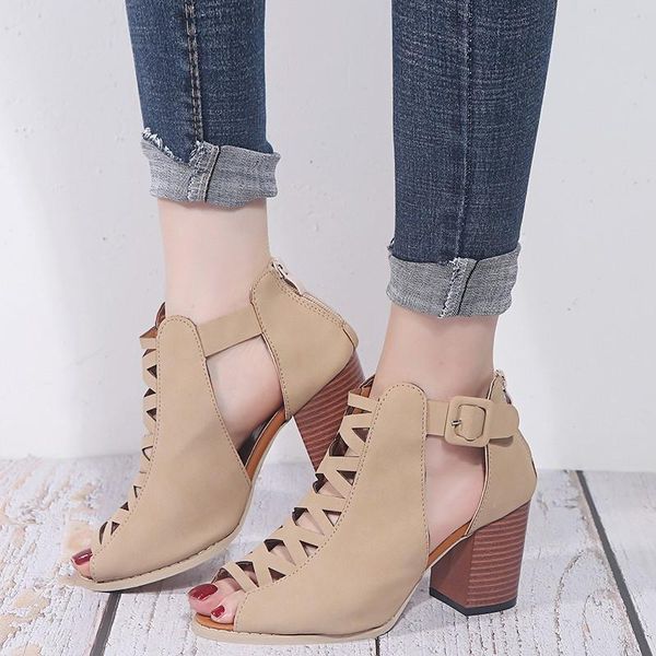 dress shoes suede peep toe high heels sandals women 2021 summer hollow square heel gladiator pumps party female, Black
dress shoes suede peep toe high heels sandals women 2021 summer hollow square heel gladiator pumps party female, Black
