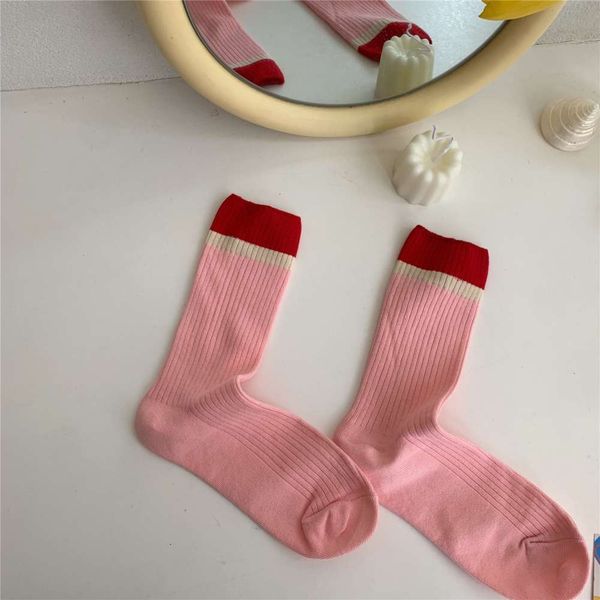 spring color matching socks children's double needle vertical stockings women's fashion simple cotton solid, Black;white
spring color matching socks children's double needle vertical stockings women's fashion simple cotton solid, Black;white