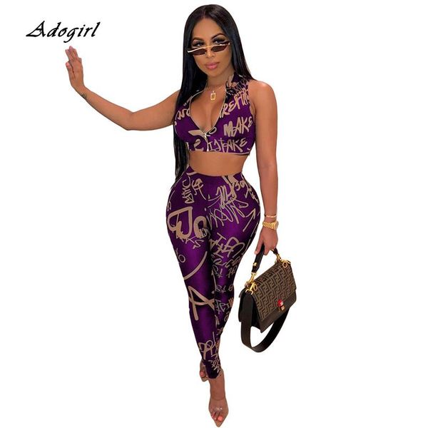 two piece dress letter print zipper sleeveless crop with pencil pants set 2021 summer bodycon club outfit tracksuit women, White
two piece dress letter print zipper sleeveless crop with pencil pants set 2021 summer bodycon club outfit tracksuit women, White