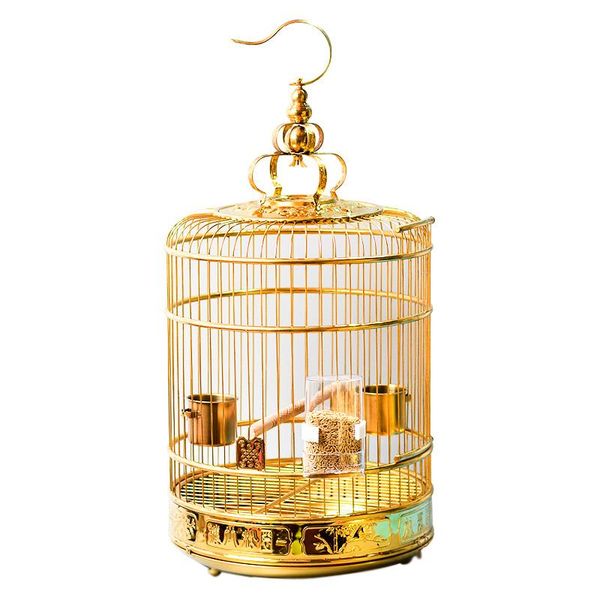 bird cages high-end gold plus flower stainless steel birdcage durable and easy to clean brother bige thrush parrot metal large-sized
bird cages high-end gold plus flower stainless steel birdcage durable and easy to clean brother bige thrush parrot metal large-sized