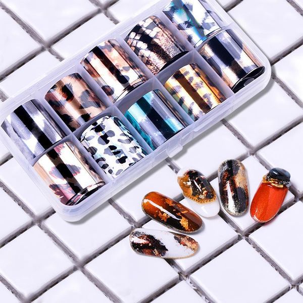nail foils set diy art decorations transparent ab color tips transfer sticker paper1, Black
nail foils set diy art decorations transparent ab color tips transfer sticker paper1, Black