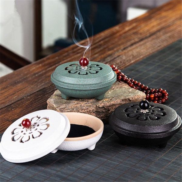 fragrance lamps ceramic zen coil incense burner exquisite handmade holder censer matte color home office teahouse decor
fragrance lamps ceramic zen coil incense burner exquisite handmade holder censer matte color home office teahouse decor