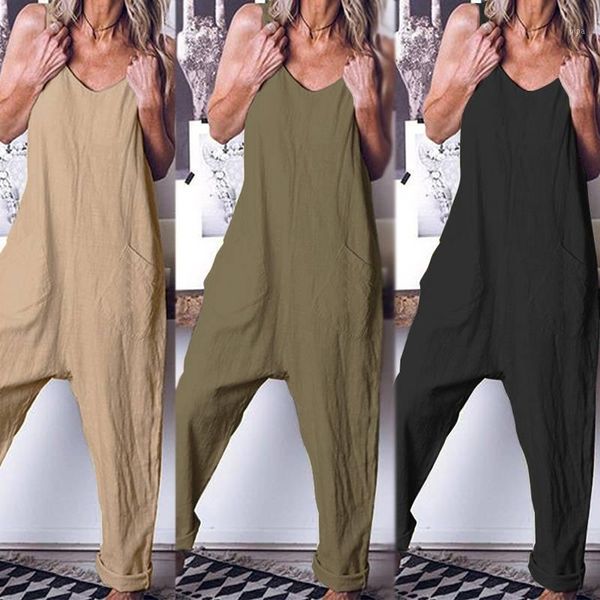 women's jumpsuits & rompers women's plus size vintage linen suspender summer overalls casual playsuits female backless trousers 5x, Black;white
women's jumpsuits & rompers women's plus size vintage linen suspender summer overalls casual playsuits female backless trousers 5x, Black;white