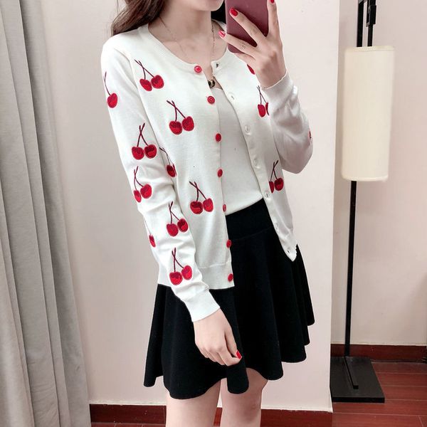 women's knits & tees shirt spring and autumn fashion feminine embroidered thin joker crewneck mesh cardigan women's jacket tfgg, White
women's knits & tees shirt spring and autumn fashion feminine embroidered thin joker crewneck mesh cardigan women's jacket tfgg, White
