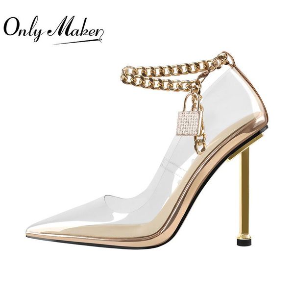 dress shoes onlymaker slip on for women pointed toe metal thin high heel pumps decoration pvc big size, Black
dress shoes onlymaker slip on for women pointed toe metal thin high heel pumps decoration pvc big size, Black