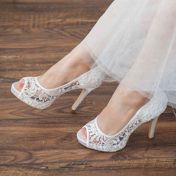dress shoes fashion women white high heels woman thin heel platform peep-toe hollow sandals lace bride wedding plus 41 0emg, Black
dress shoes fashion women white high heels woman thin heel platform peep-toe hollow sandals lace bride wedding plus 41 0emg, Black