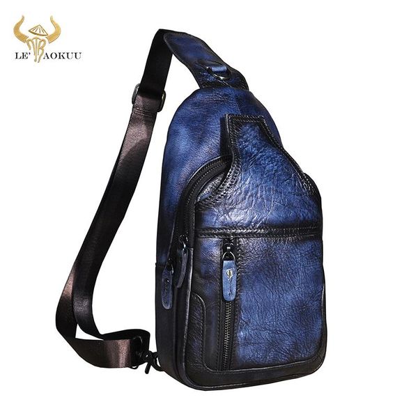 luxury men original real leather vintage blue triangle one shoulder chest bag pack design sling crossbody daypack 6601 waist bags
luxury men original real leather vintage blue triangle one shoulder chest bag pack design sling crossbody daypack 6601 waist bags