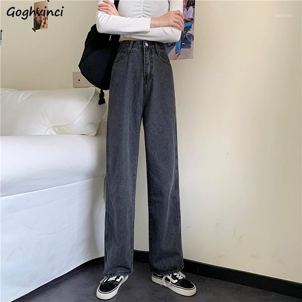 women jeans autumn winter female bottoms outwear simple wide leg loose slim vintage all-match casual korean trendy ulzzang daily women', Blue
women jeans autumn winter female bottoms outwear simple wide leg loose slim vintage all-match casual korean trendy ulzzang daily women', Blue